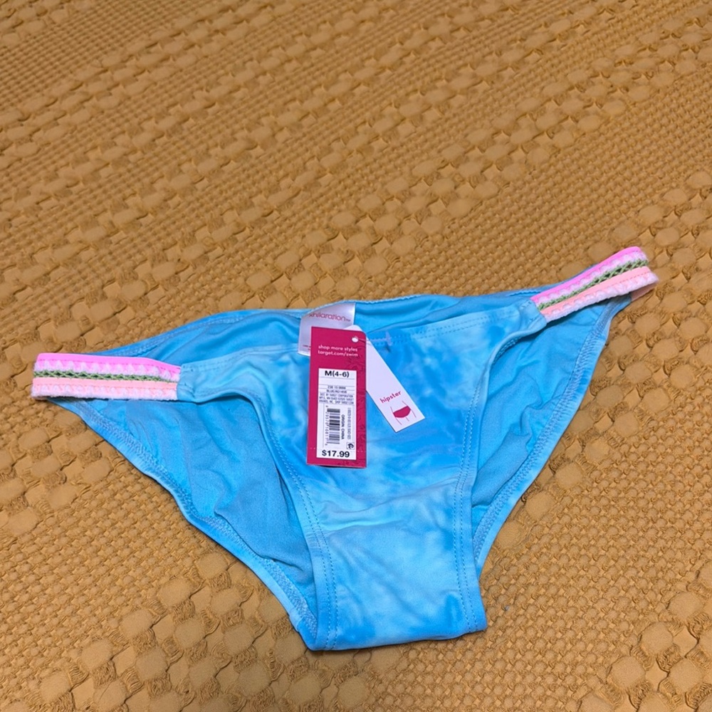 New with tags Blue tie dye bikini bottom